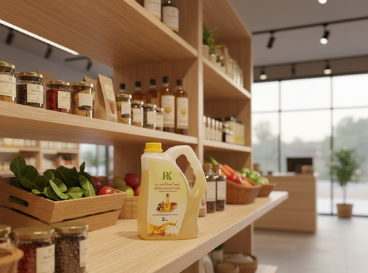 2 Ltr R K Cold-Pressed Groundnut Oil