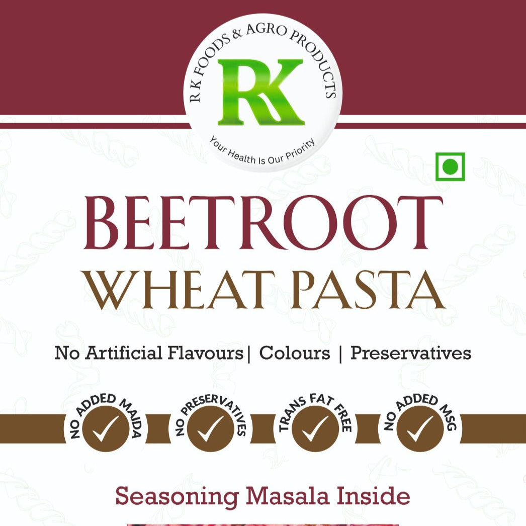 R K Beetroot Wheat Pasta