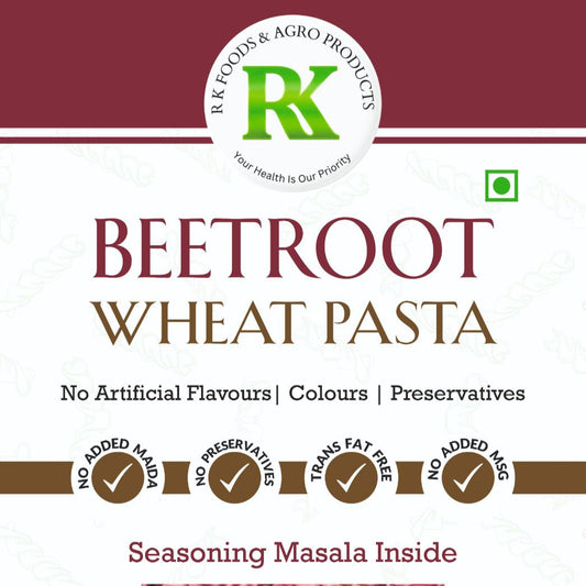 R K Beetroot Wheat Pasta