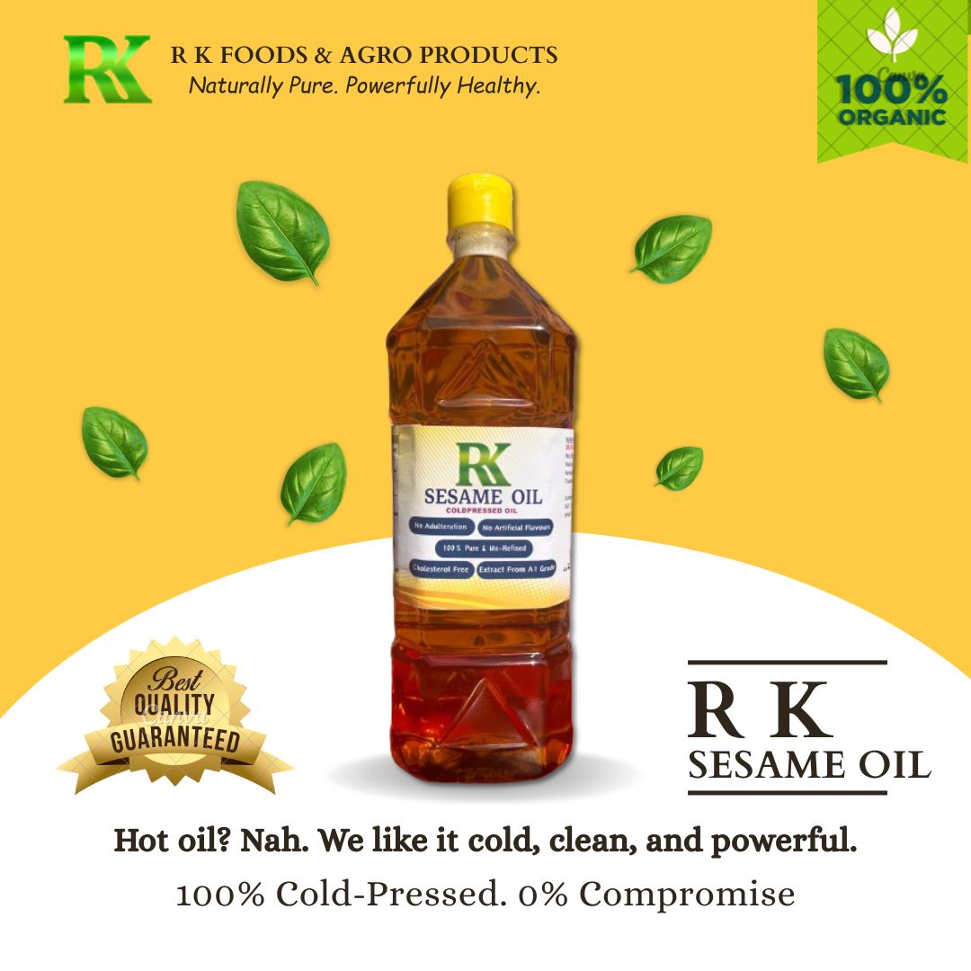 R K Cold Pressed Sesame Oil 1 Ltr